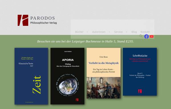 Vorschau von parodos.de, Parodos Verlag