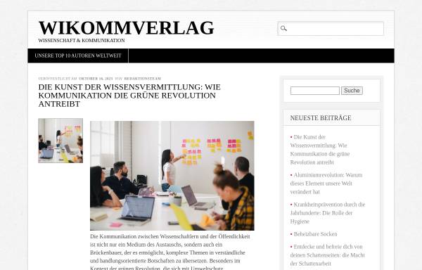 Vorschau von www.wikommverlag.de, Wissenschaftlicher Kommissionsverlag - Sigrid Strauß-Morawitzky