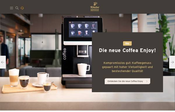Vorschau von tchibo-coffeeservice.de, Tchibo Café Service - Tchibo GmbH
