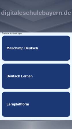 Vorschau der mobilen Webseite suz.digitaleschulebayern.de, Suzannes Seite
