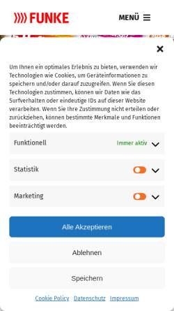 Vorschau der mobilen Webseite www.raetsel.de, Deutscher Rätselverlag GmbH & Co. KG