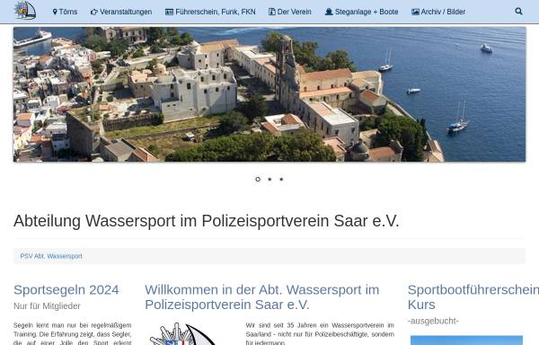 Vorschau von psv-wassersport.de, Polizeisportverein Saar e.V. - Abteilung Wassersport