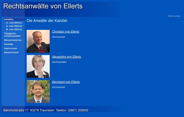 Vorschau von www.rechtsanwaelte-von-ellerts.de, Von Ellerts & Kollegen