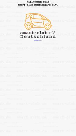 Vorschau der mobilen Webseite www.smart-club.de, Smart Club e.V.