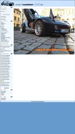 Vorschau der mobilen Webseite www.smart-roadster-club.de, Smart Roadster Club Deutschland
