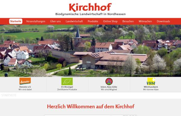 Vorschau von kirchhof-oberellenbach.de, Verein zur Pflege von Mensch und Erde e.V.