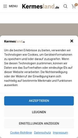 Vorschau der mobilen Webseite kermesland.de, Kauf & Hilf, Ahmet Arif Celik