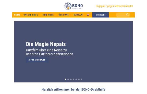 Vorschau von www.bono-direkthilfe.org, BONO-Direkthilfe e.V.