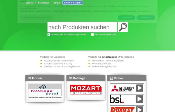 Vorschau von www.diedeutscheindustrie.de, BDI-Einkaufsführer - Die Deutsche Industrie