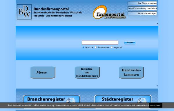 Vorschau von www.firmenportal.biz, Firmenportal.biz