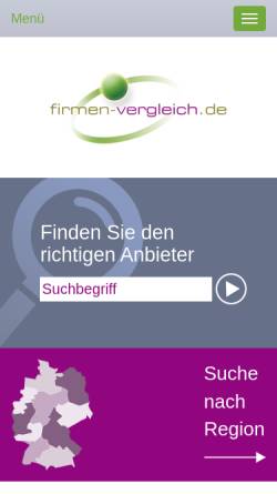 Vorschau der mobilen Webseite www.firmen-vergleich.de, Firmen-Vergleich.de