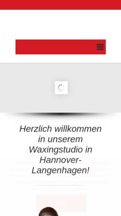 Vorschau der mobilen Webseite www.waxingshop.de, Waxingshop.de J. Taric