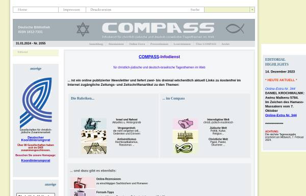 Vorschau von www.compass-infodienst.de, Compass-Infodienst