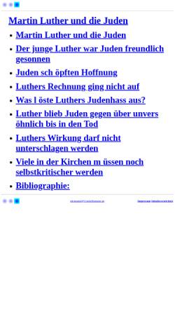 Vorschau der mobilen Webseite ursulahomann.de, Martin Luther und die Juden