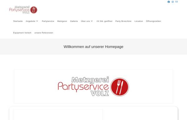 Vorschau von partyservice-volz.de, Partyservice Volz