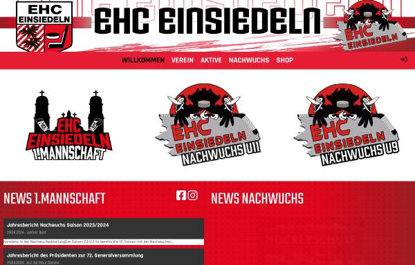 Vorschau von www.ehc-einsiedeln.ch, EHC Einsiedeln