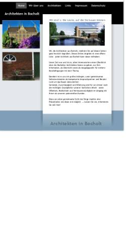 Vorschau der mobilen Webseite www.architekten-bocholt.de, Architekturbüro Deutmeyer, Bocholt