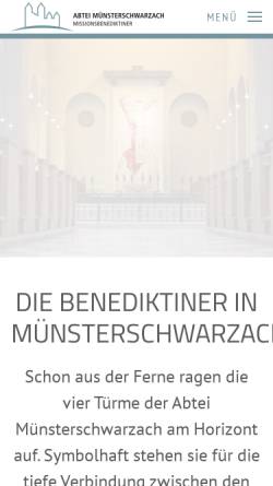 Vorschau der mobilen Webseite www.haus-benedikt.net, Haus St. Benedikt - Leben wecken und Orientierung erfahren