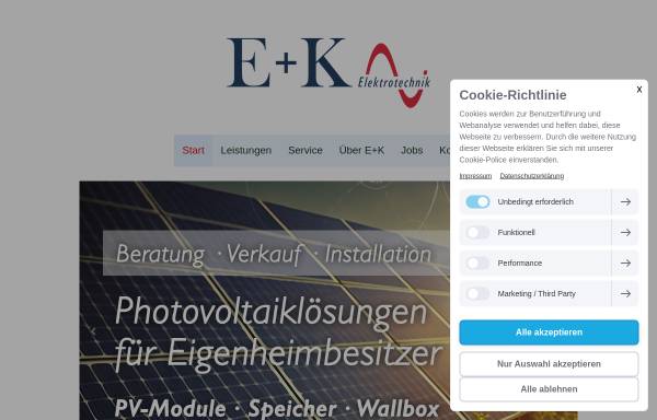 Vorschau von www.elektro-kommunikation.de, E+K GmbH