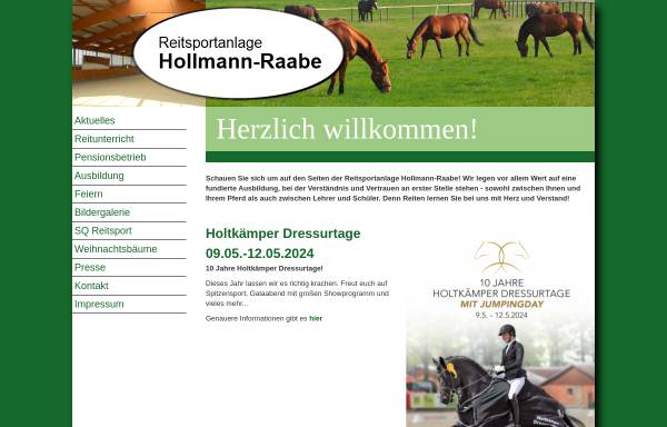 Vorschau von www.hollmann-raabe.de, Hollmann-Raabe Reitsport KG