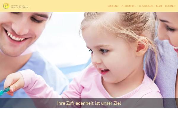 Vorschau von www.zahnarztpraxis-niefern.de, Armin Tadjbani