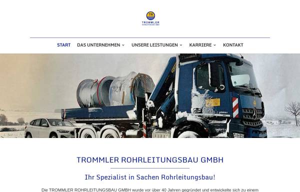 Vorschau von www.trommler-rohrleitungsbau.de, Trommler Rohrleitungsbau GmbH