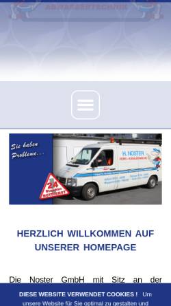 Vorschau der mobilen Webseite www.noster-24.de, H. Noster