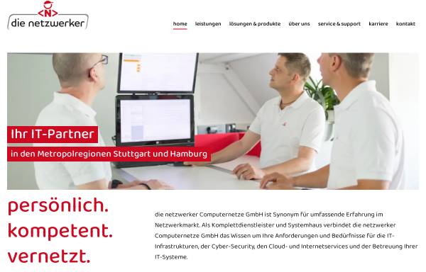 Vorschau von www.netzwerker.de, die netzwerker Computernetze GmbH