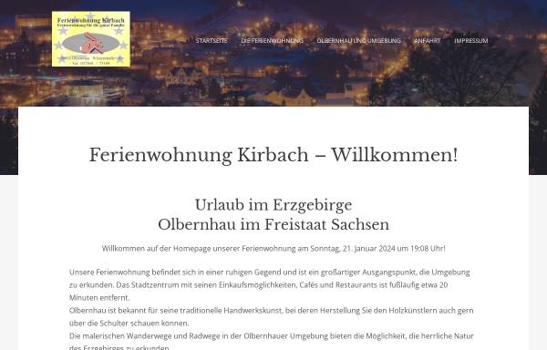 Vorschau von www.ferienwohnung-kirbach.de, Ferienwohnung Kirbach