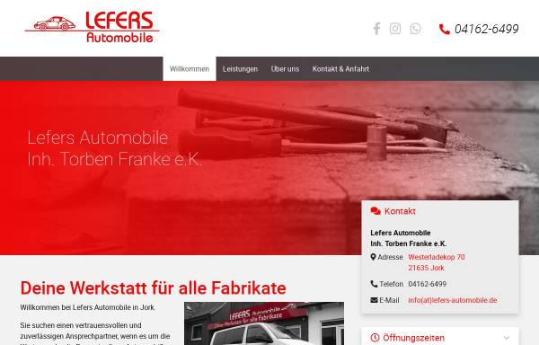 Vorschau von www.lefers-automobile.de, Lefers Automobile