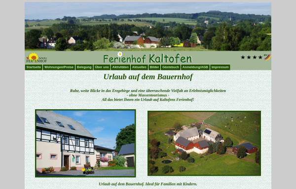 Vorschau von www.ferienhof-kaltofen.de, Ferienhof Kaltofen