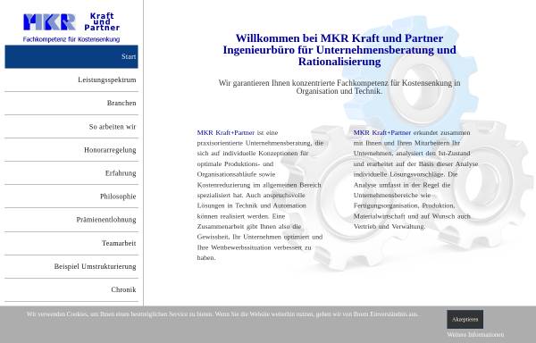 Vorschau von www.mkr-kraft.de, MKR-Grosskopf GmbH