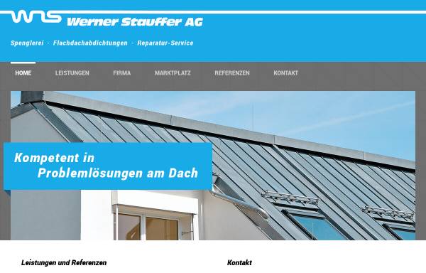 Vorschau von www.stauffer-spenglerei.ch, Werner Stauffer AG