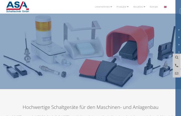 Vorschau von www.asa-schalttechnik.de, ASA-Schalttechnik GmbH