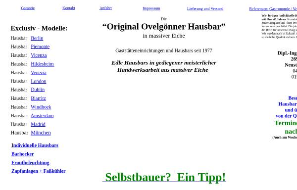 Vorschau von www.exclusive-hausbar.de, Bücker Gastronomieeinrichtung