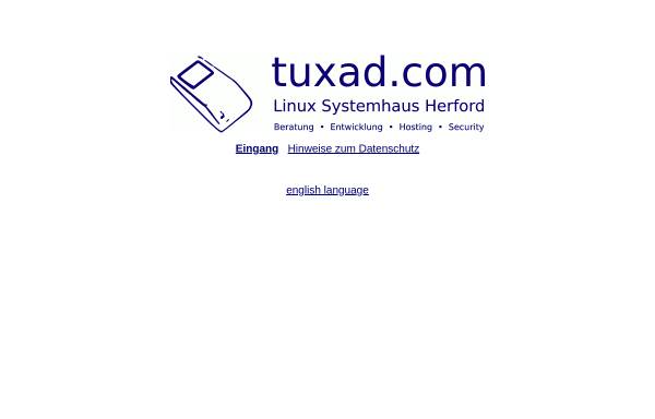 Vorschau von www.tuxad.com, EDV-Dienstleistungen Frank Bergmann