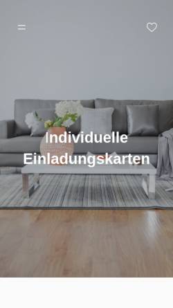Vorschau der mobilen Webseite www.devaldes.com, Devaldes Exklusive Einladungskarten