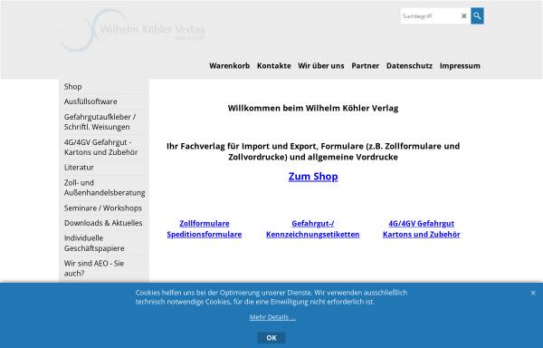 Vorschau von www.koehler-verlag.de, Wilhelm Köhler Verlag GmbH & Co. KG