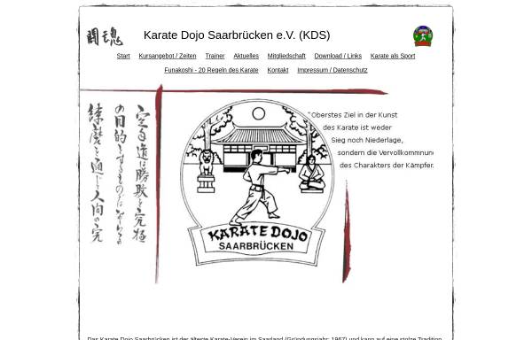Vorschau von www.karate-saar.de, Karate Dojo e.V.