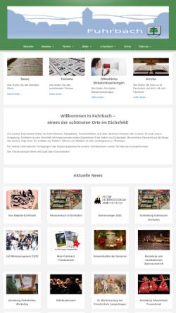 Vorschau der mobilen Webseite www.fuhrbach.de, Fuhrbach