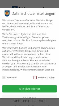 Vorschau der mobilen Webseite mingerode.de, Mingerode