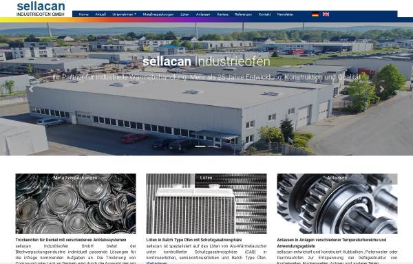 Vorschau von www.sellacan.de, sellacan Industrieofen GmbH