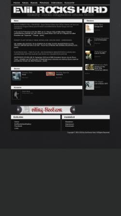 Vorschau der mobilen Webseite www.evilrockshard.net, Evil Rocks Hard