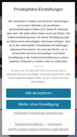 Vorschau der mobilen Webseite www.timo-bernhard.de, Bernhard, Timo