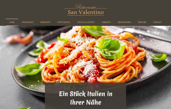 Vorschau von www.sanvalentino.de, Ristorante San Valentino