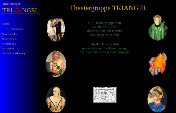 Vorschau von www.theatergruppe-triangel.de, Theatergruppe Triangel e.V.