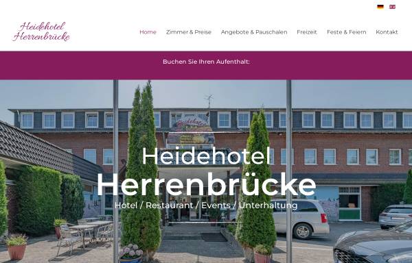 Vorschau von www.herrenbruecke.de, Hotel Herrenbrücke