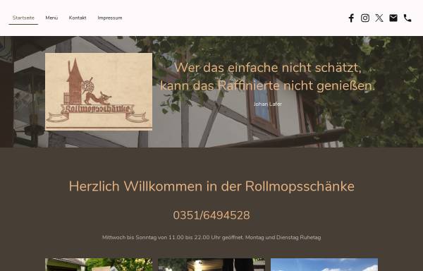 Vorschau von www.rollmopsschaenke.de, Rollmopsschänke Freital