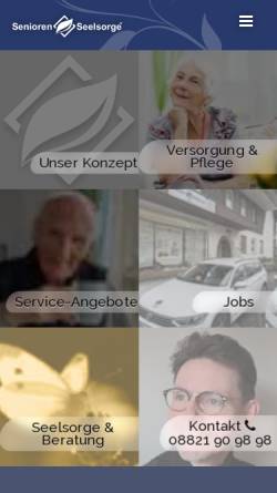 Vorschau der mobilen Webseite senioren-seelsorge.de, Senioren-Seelsorge