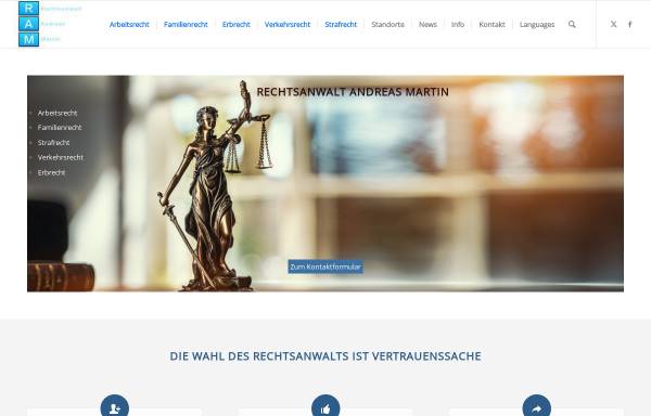 Vorschau von www.anwalt-martin.de, Rechtsanwalt Andreas Martin